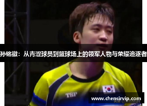 孙铭徽：从青涩球员到篮球场上的领军人物与荣耀追逐者